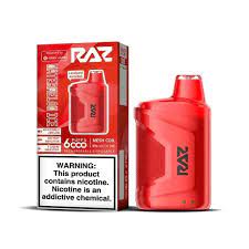 Raz- Watermelon Ice 6000 Puffs- 10 Pack