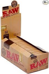 [716165178439] RAW- Natural Paper 1 1/2 Classic Size 25ct Display