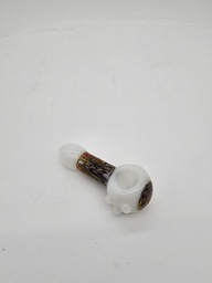 Generic Glass - Glass Spoon- Black and White