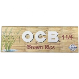 [0864009034315] OCB- Unbleached Rolling Paper- Brown Rice 1 1/4