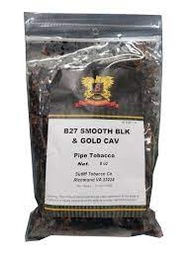 [849855005774] Sutliff- B27 Smooth Black and Gold- 1Lb Gold