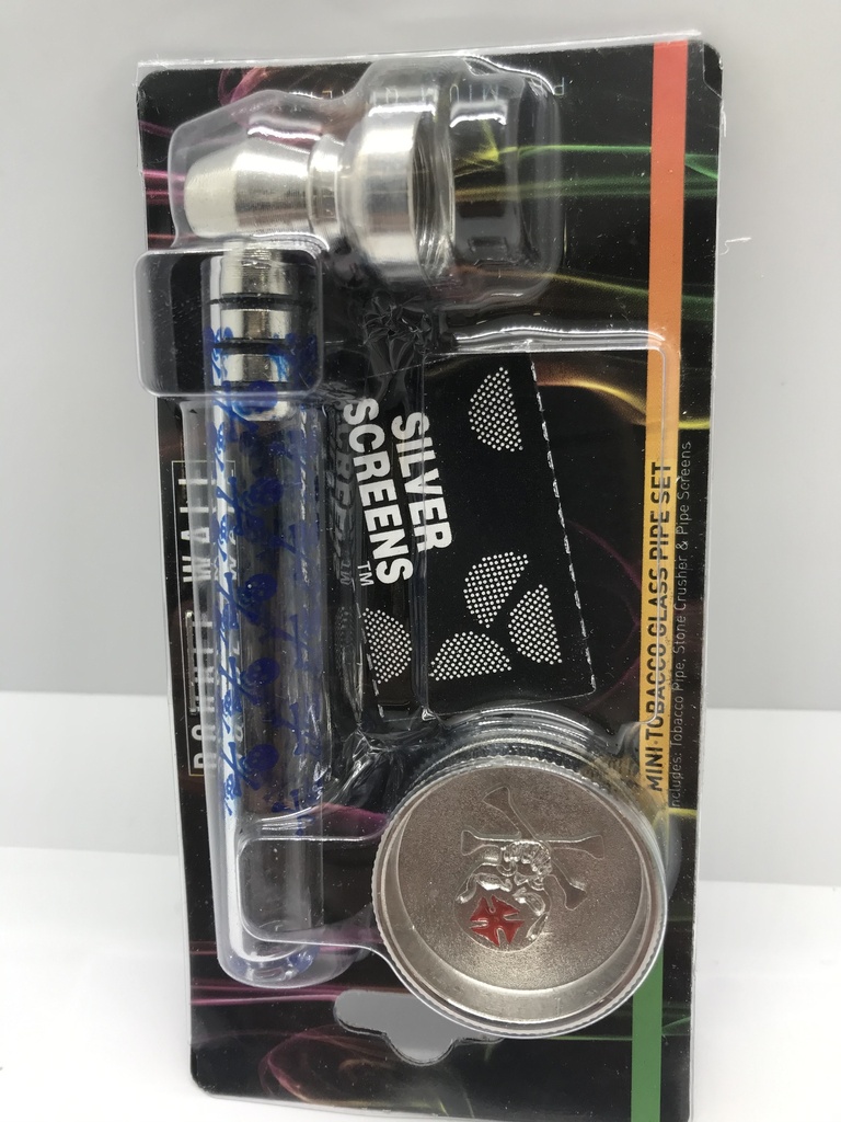 Meta Pipe with Glass Tube - Set of 3 in 1