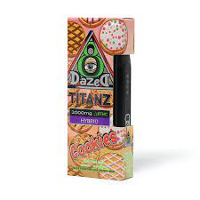 Dazed Titanz Cookies 2000mg | Carytown Tobacco Inc.