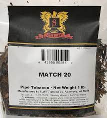 [849855005842] Sutliff- Match 20- 1Lb Bag